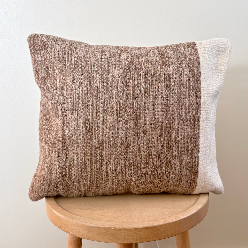 Mexican Modern Teotitlan Wool Throw Pillow Cover