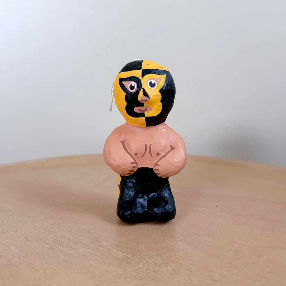 Lucha Libre Paper Mache Ornaments