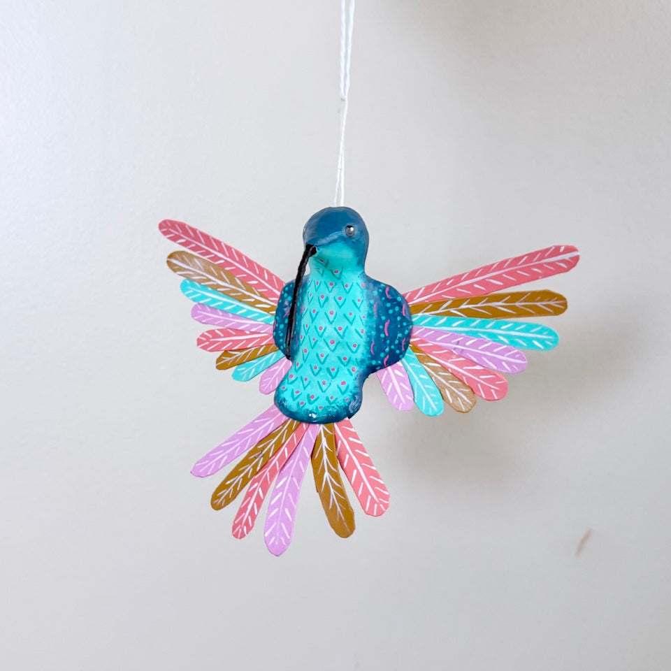 Colibri (Hummingbird) Paper Mache Ornaments