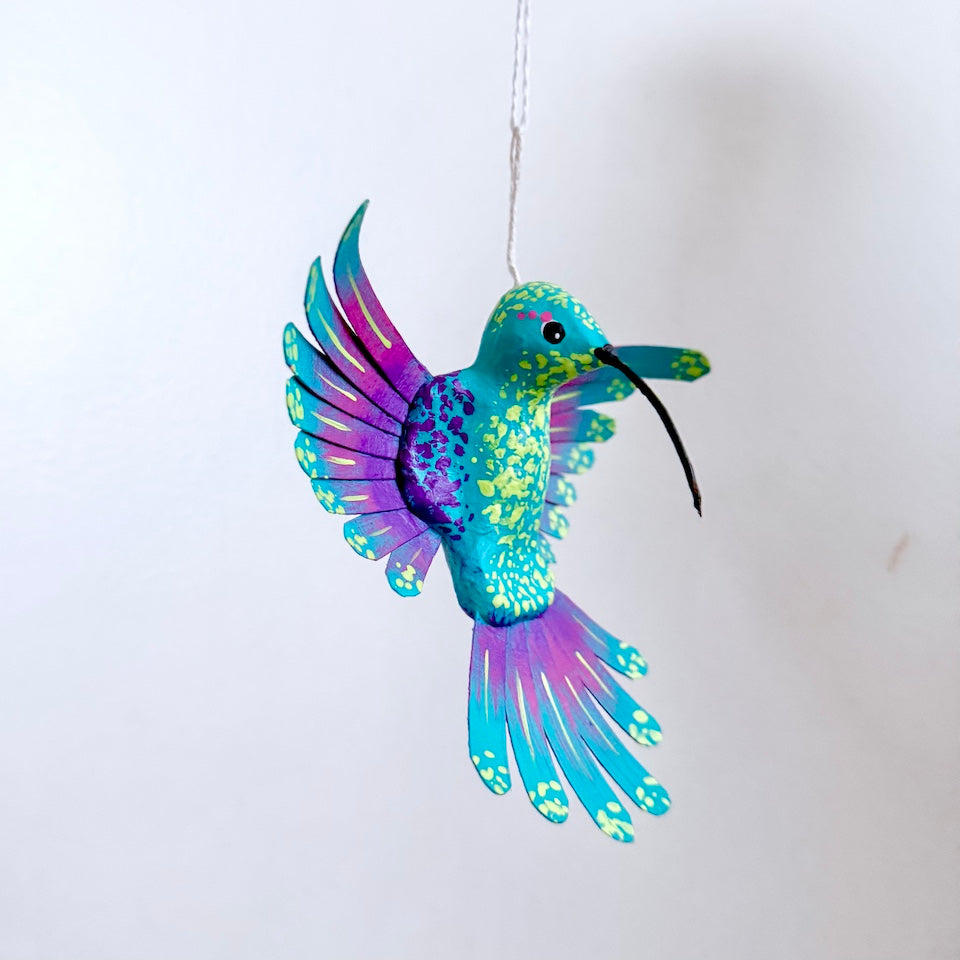 Colibri (Hummingbird) Paper Mache Ornaments