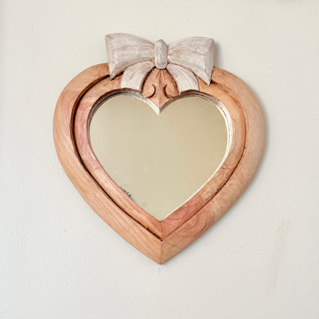 Coquette Bow Wooden Mirrors