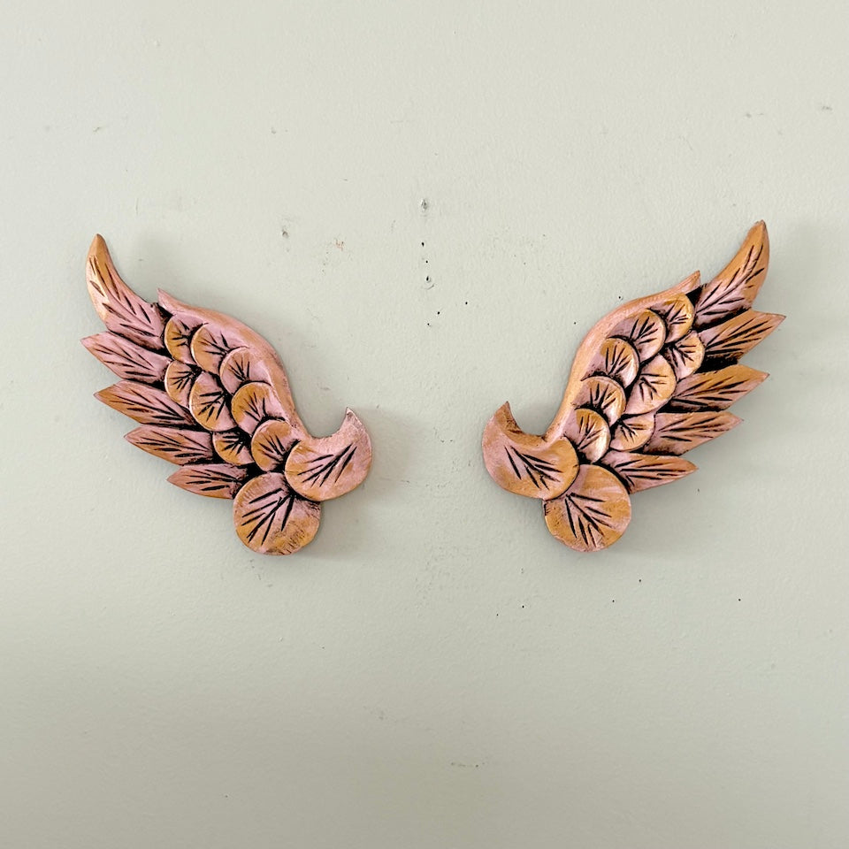 Medium Pink Angel Wings