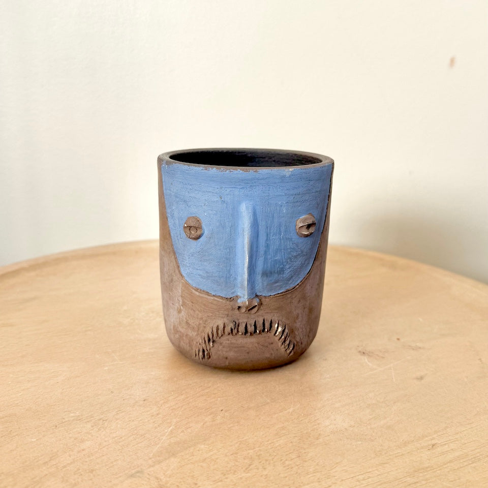 Blue Face Bigoton Tumbler Cup