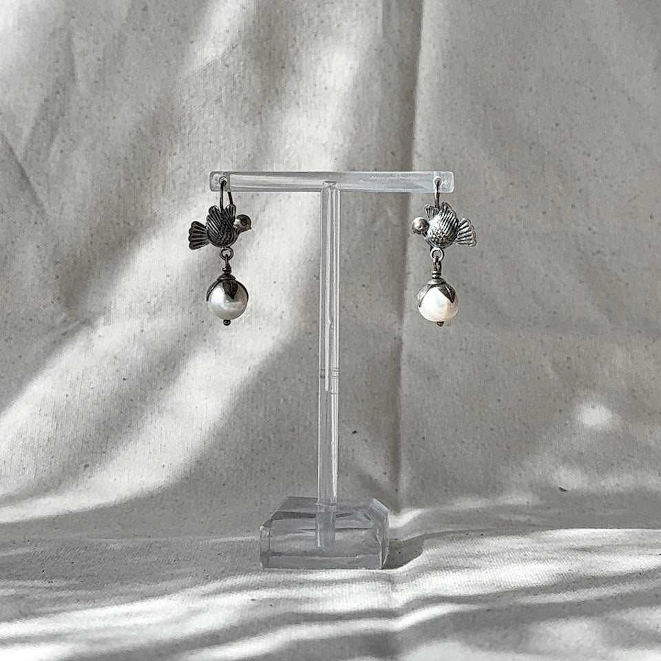 Pajarito Peal Mazahua Earrings