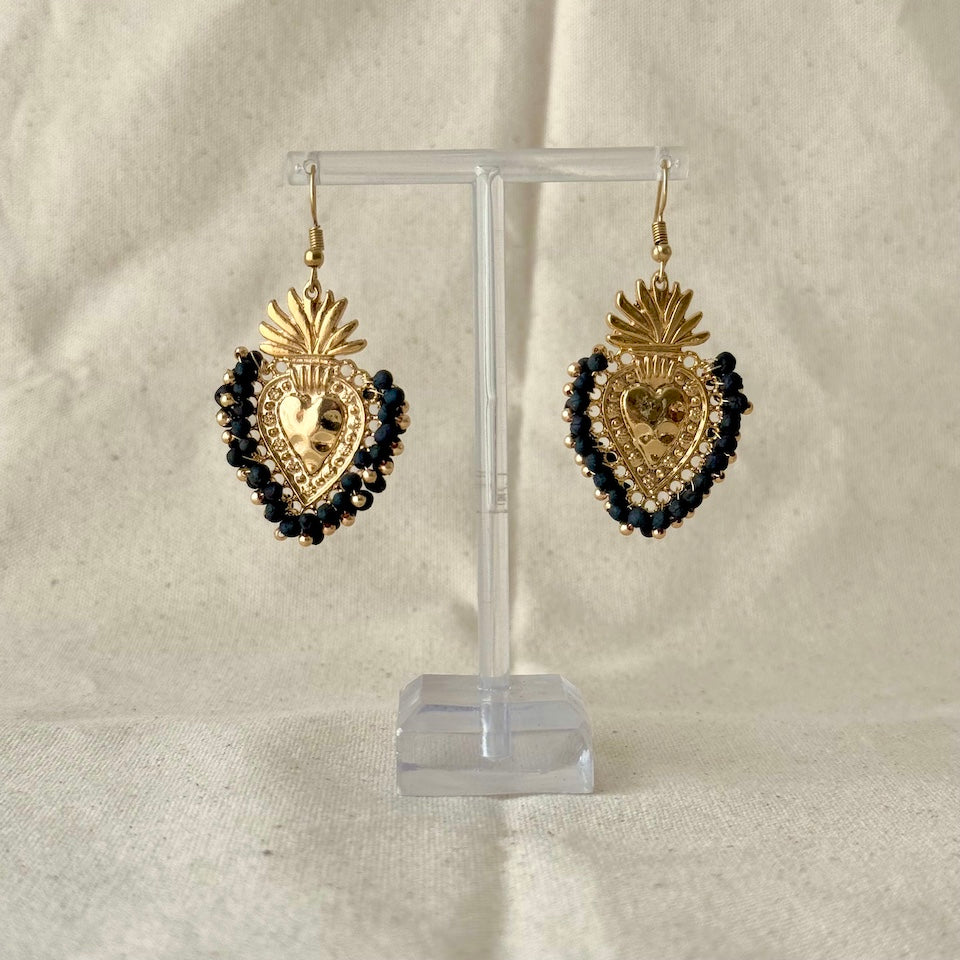 Barro Negro Sacred Heart Earrings